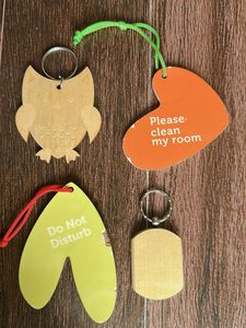 Door Hangers &amp; Keychain Set