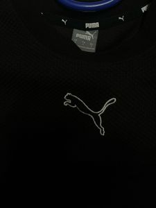 Puma Black Textured Tee