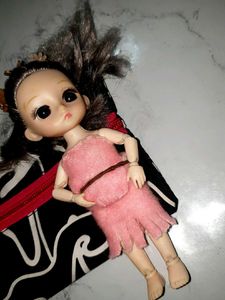 Cute Doll with Fashionable Pouch pake of 2 combo