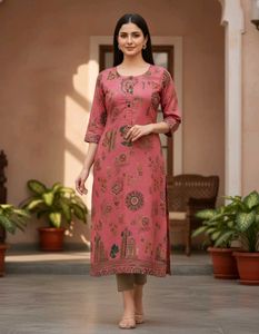 Stylish Printed Cotton Kurti