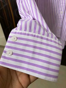 Chic Striped Button-Up Blouse