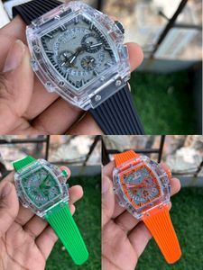 Hublot Orange Rubber Strap Watch