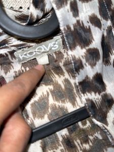 Animal Print Blouse