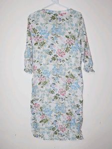 Floral Print Kurta