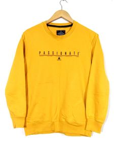 Yellow Printed Sweatshirt (Women)