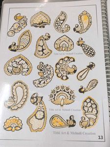 Mehndi Prectice Book