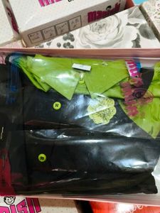 Girls 3 Piece Shirt, Dungaree & Pant Set | Stylish