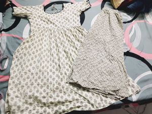 Stylish Printed Kurta and Palazzo Set