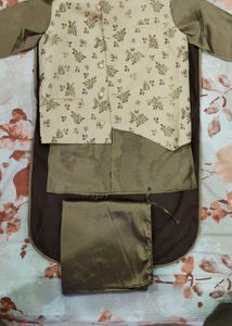 kid's Floral Print Nehru Jacket