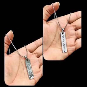 Personalized Bar Pendant Necklace