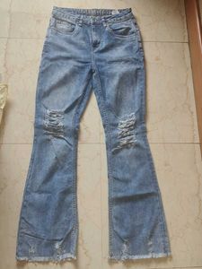 Distressed Flare Jeans Brand new