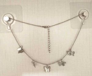 Silver Butterfly Charm Necklace