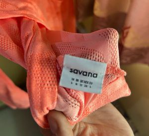 Savana Peach Camo Activewear