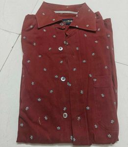 Jade Blue Men's Slim Fit Printed Casual Shirt