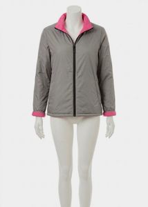 Nike pink and grey both sides Zip-Up Jacket