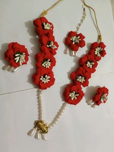 Rose Flower Jewellery With 6 Pic Maagtika