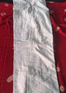 Classic White Cotton Kurta