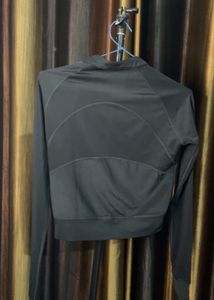 Black Active Wear Top