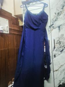Elegant Royal Blue Maxi Dress