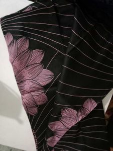 Black Floral dupatta