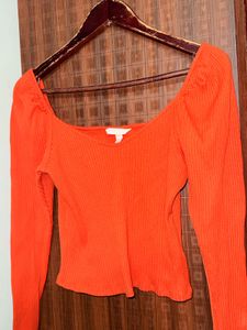 H&amp;M Orange Top 🧡🛍️