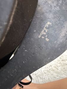 y2k Black Suede Wedge Sandals