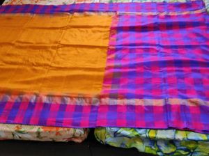 Co-optex Checkered Silk Saree