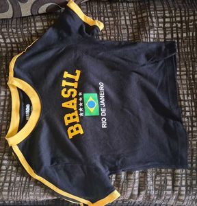Brazil Rio de Janeiro Graphic Crop Top