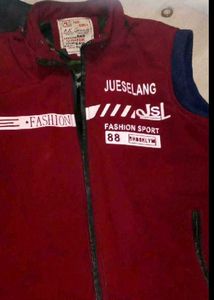 beautiful  Men's Sleeveless mahroon Jacket