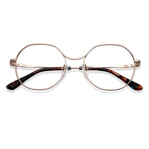 Lenskart John Jacobs Online Gold Full Rim Geometri