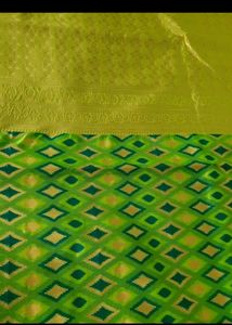 Green Saree with Blouse Piece
