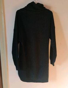 Black Turtleneck Sweater Dress