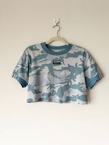 Adidas Cropped Camo T-Shirt