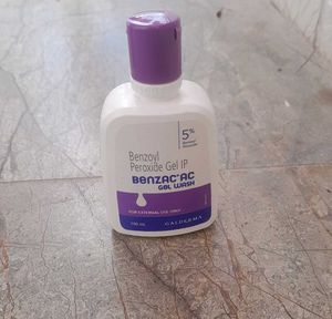Benzac AC Benzoyl Peroxide Gel Wash