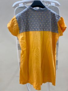 Sporty Yellow &amp; Grey T-Shirt
