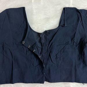 Navy Blue Blouse