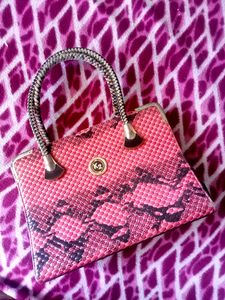 Designer Pink Hand Bag