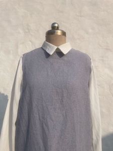 Cute Collared Pleated Dress