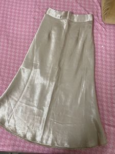 Satin Midi Skirt