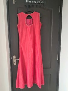 SALE: Coral Pink Embellished Dress