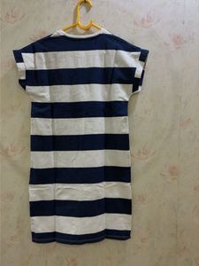 Guess Marine Striped T-Shirt Dress