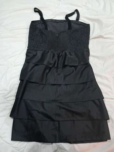 Chic Black Tiered Ruffle Dress (negotiable)