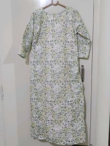 Floral Print Kurta