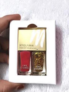 MyGlamm Nail Polish Duo Set high on drama