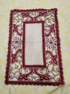 Elegant Embroidered Table Runner