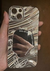 Silver Butterfly iPhone Case