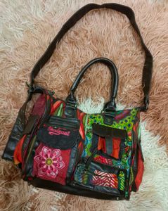 Boho Multicolor Shoulder Desigual bag