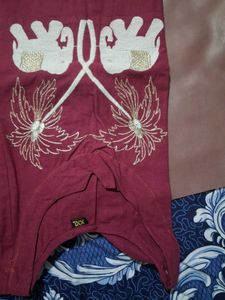 Elegant Pink Kurta for Women XXL