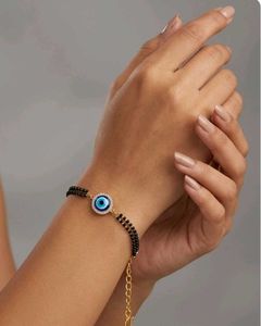 Evil Eye Mangalsutra Bracelet