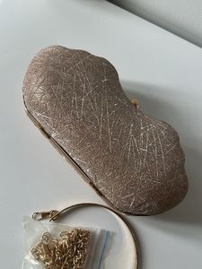 Sparkling Cloud Shaped Clutch Bag